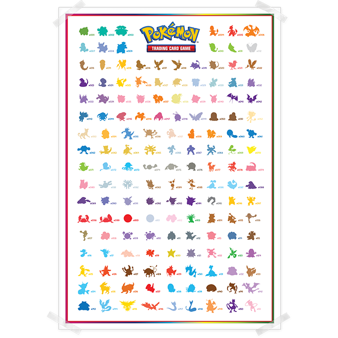 Pokemon TCG 151 (MEW) Poster kolekcija