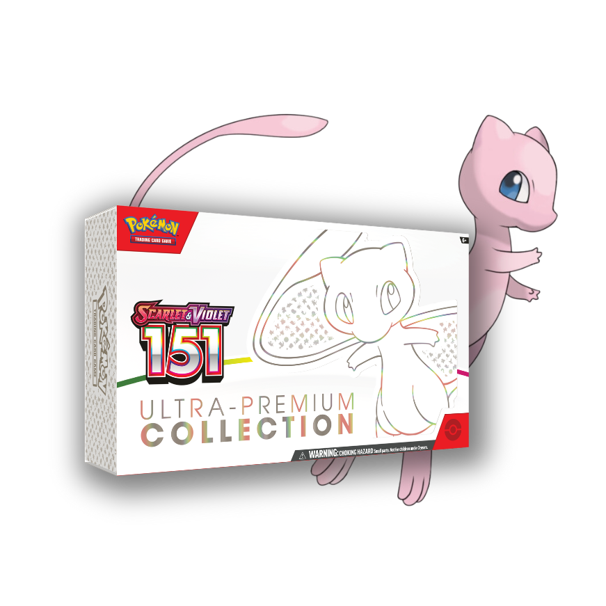 Pokemon TCG 151 Ultra Premium Collection | metal Mew card