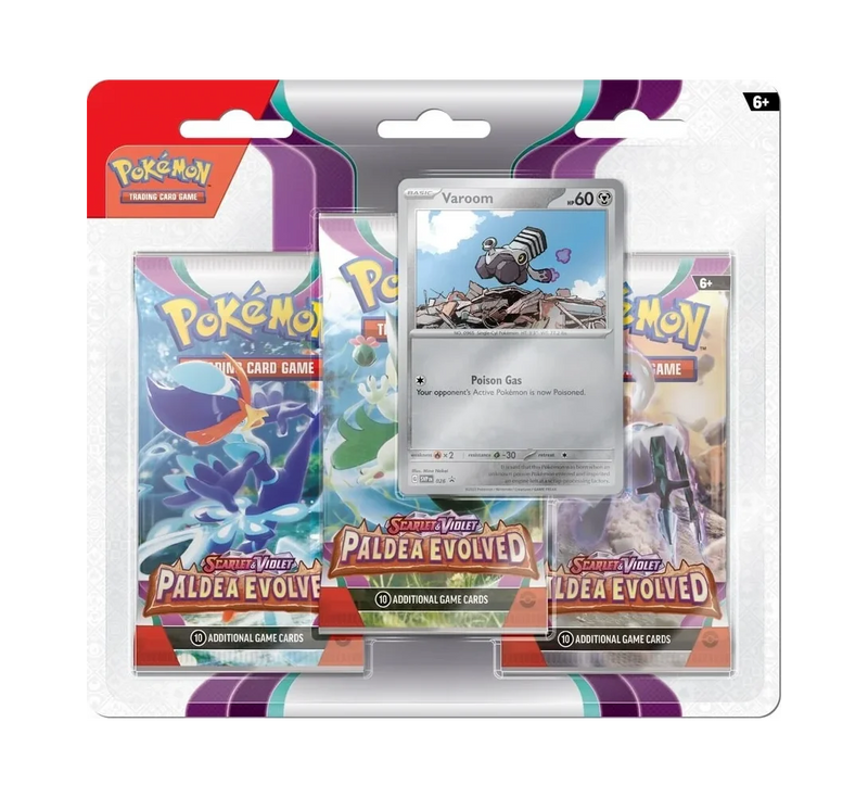 Pokemon TCG Paldea Evolved 3-Pack Blister