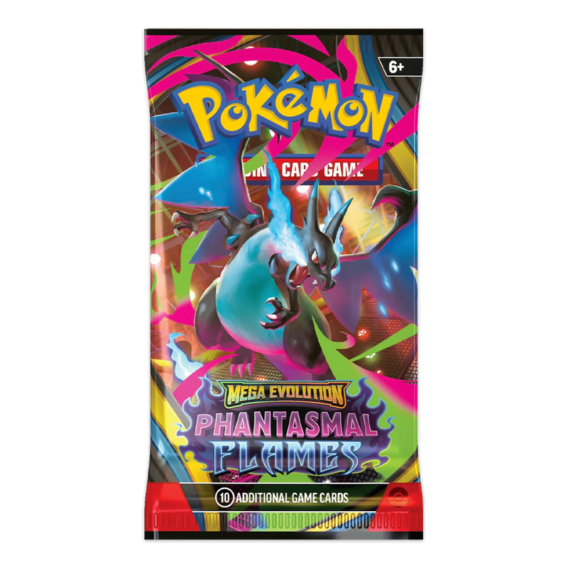 Pokemon TCG: Phantasmal Flames - Booster Pack (10 cards)