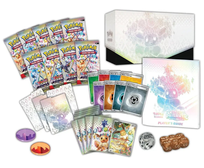 POKEMON TCG: PRISMATIC Evolutions Elite Trainer Box - Brand New POKEMON TCG: PRISMATIC Evolutions Elite Trainer Box - Brand New