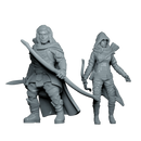 Fireball Figurines: Adventurers Duo Miniatures