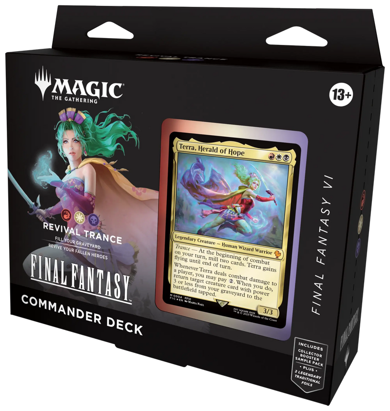 MTG: Final Fantasy - Commander Deck | 4 types MTG: Final Fantasy - Commander Deck | 4 types