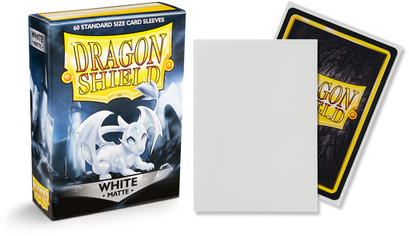 Dragon Shield Matte Standard Size White (60 Sleeves)