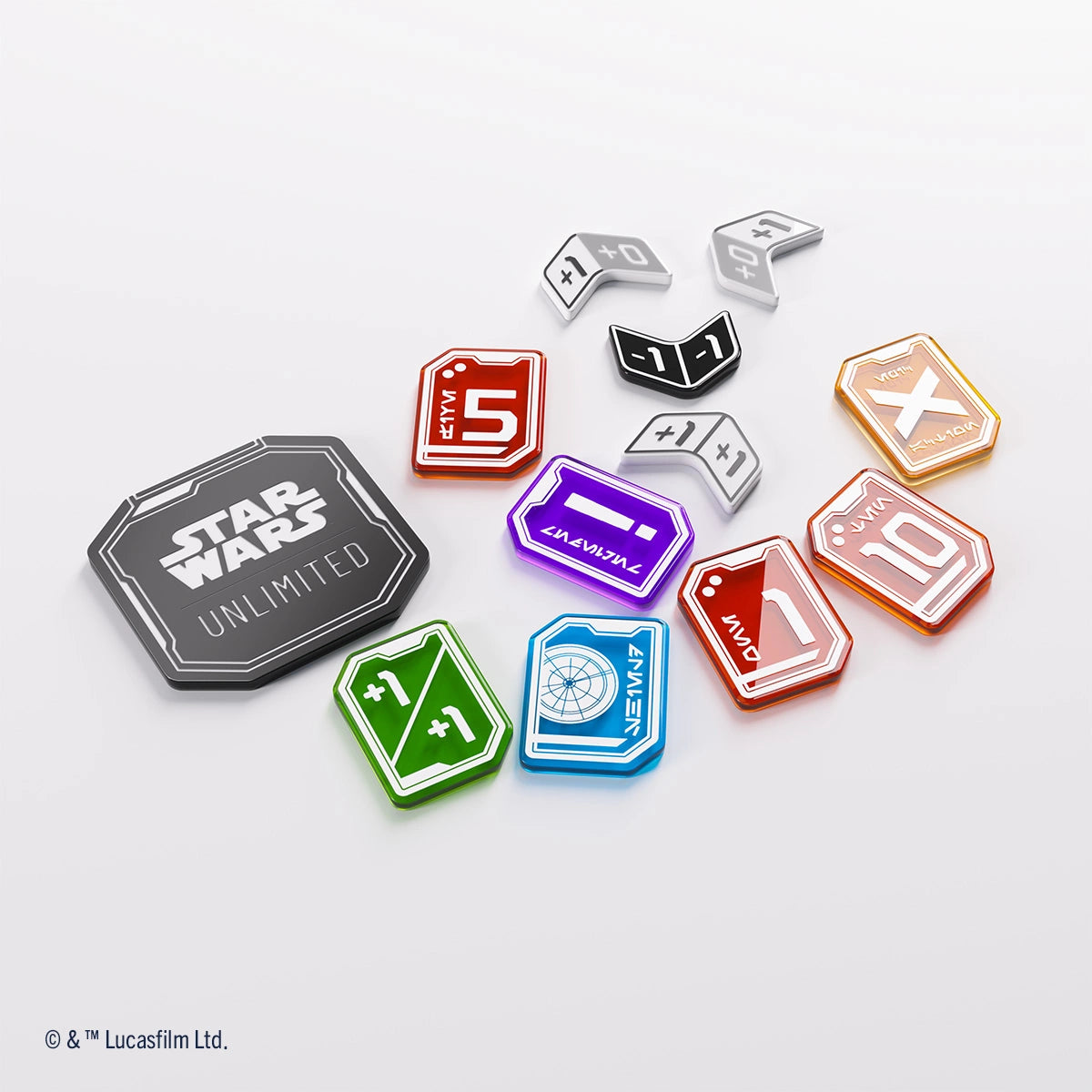Gamegenic Star Wars: Unlimited Acrylic Tokens | 55 pieces