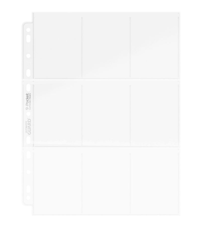 Ultimate Guard: 9 Pocket Toploading Transparent Page (1pcs)