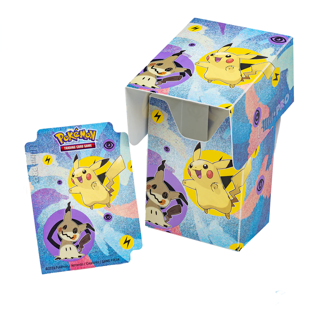 Ultra Pro Deck Box Pikachu & Mimikyu | holds up to 75 cards