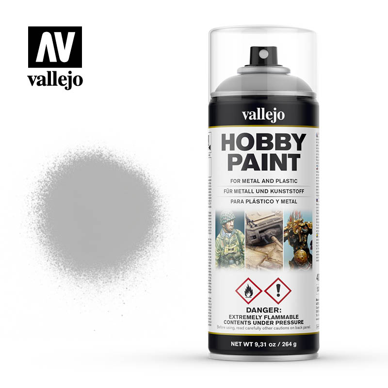 Vallejo Hobby Paint Spray Can - Grey