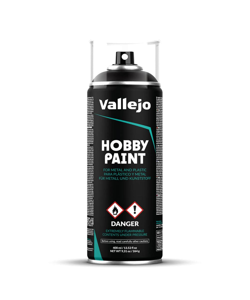 Vallejo Hobby Paint Spray Can - Black