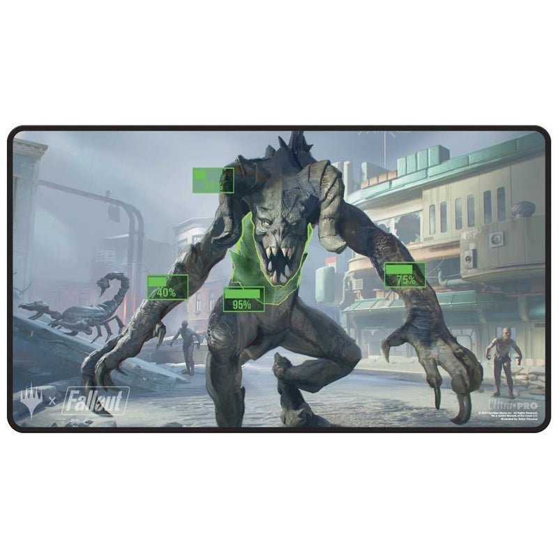 Ultra Pro x MTG x Fallout - Black Stitched Playmat