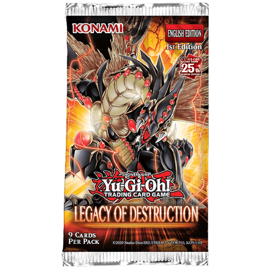 Yu-Gi-Oh! Legacy Of Destruction Booster Pack (9 cards)
