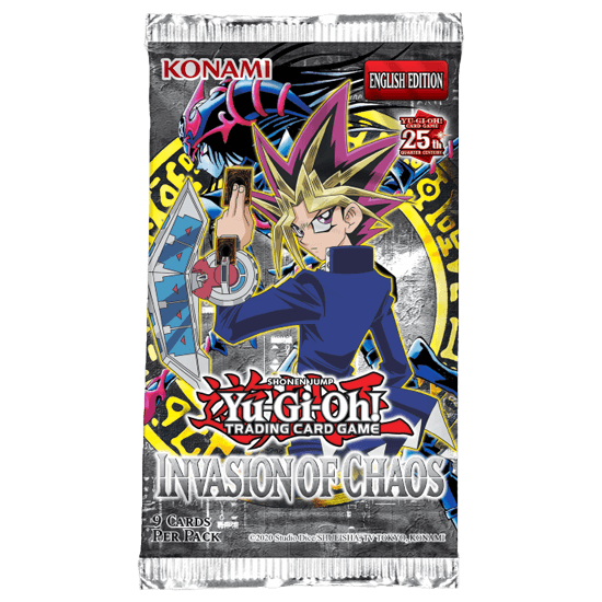 Yu-Gi-Oh! 25th Anniversary Invasion of Chaos Booster Pack (9 Cards)