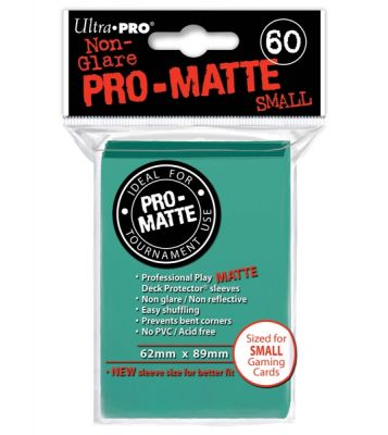 Ultra Pro Small PRO MATTE Deck Protectors - 60 Count Pack, Multiple Colors