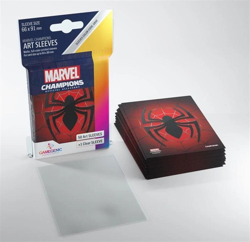 Gamegenic Marvel Champions 50 Art Sleeves | Black Widow Gamegenic Marvel Champions 50 Art Sleeves | Black Widow