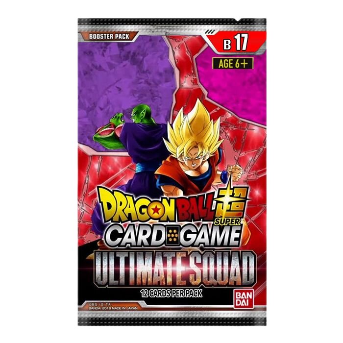 Dragon Ball Super Card Game Unison Warrior Series Boost Ultimate Squad (B17) Booster Pack (12 cards)