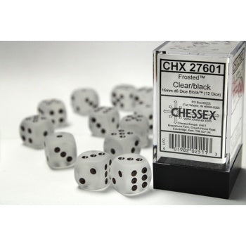 Chessex 16 mm d6 blokovi kockica (12 kockica)