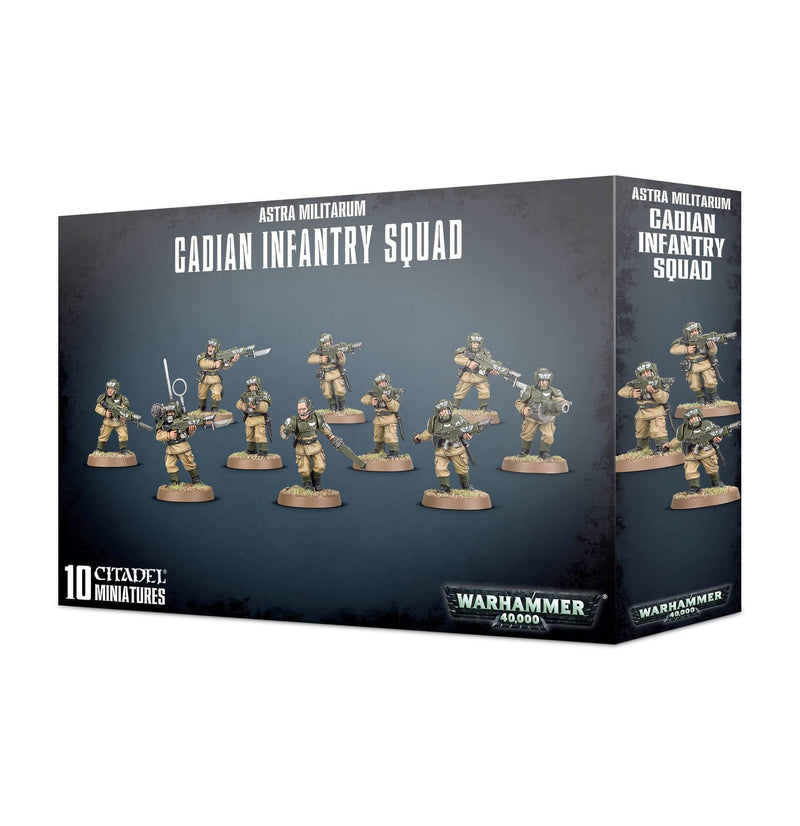 Warhammer 40k Cadian Infantry Squad