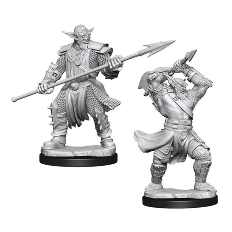 Critical Role Unpainted Miniatures: Bugbear Fighter Male