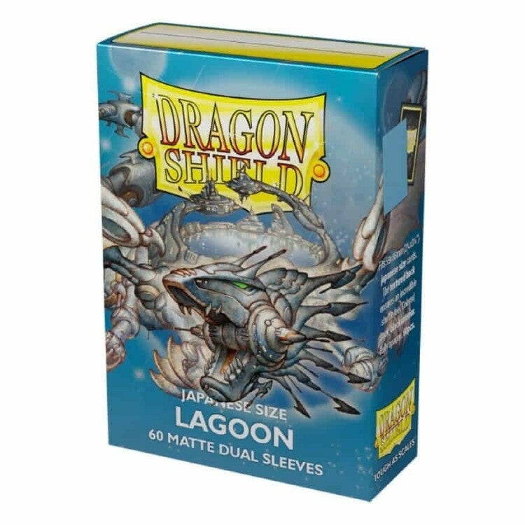 Dragon Shield Dual Matte folije za karte japanska veličina Lagoon (60 kom)