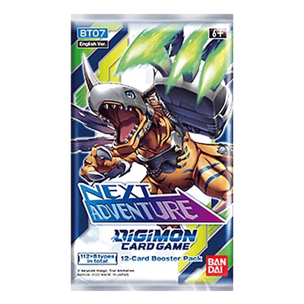 Digimon Card Game Next Adventure Booster Pack (12 cards) BT07