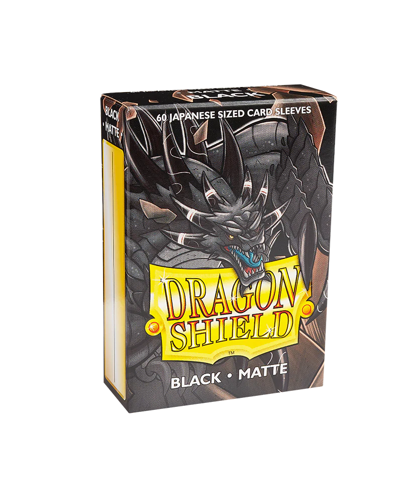 Dragon Shield Matte Japanese Size Sleeves Black (60pcs)