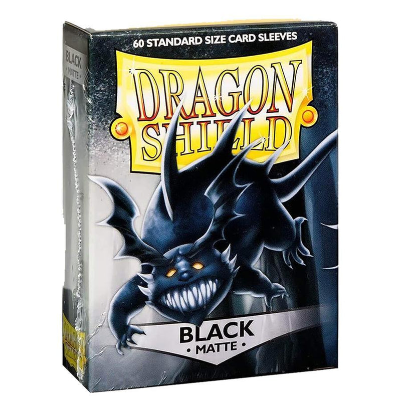 Dragon Shield Matte Standard Size Sleeves Black (60pcs)