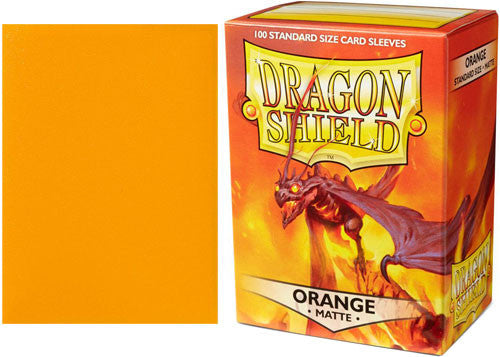 Dragon Shield Matte Standard Size Sleeves Orange (100pcs)