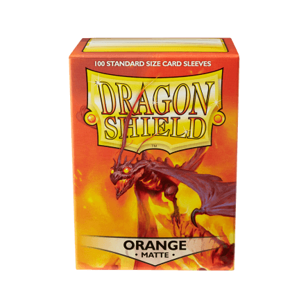 Dragon Shield Matte Standard Size Sleeves Orange (100pcs)