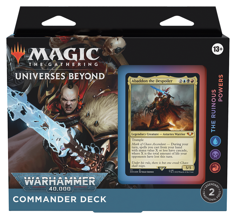MTG Commander Deck Warhammer 40k | Limited Collaboration MTG Commander Deck Warhammer 40k | Limited Collaboration