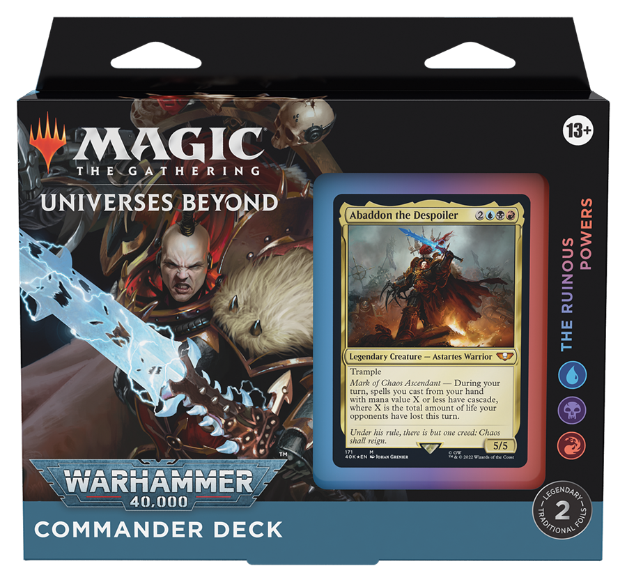 mtg what are commander decks Universes Beyond: Warhammer 40,000 Commander Decks [Set of 4] main image 1