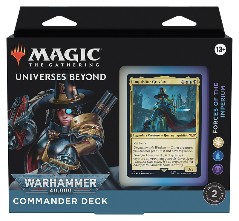 MTG Commander Deck Warhammer 40k | Limited Collaboration MTG Commander Deck Warhammer 40k | Limited Collaboration