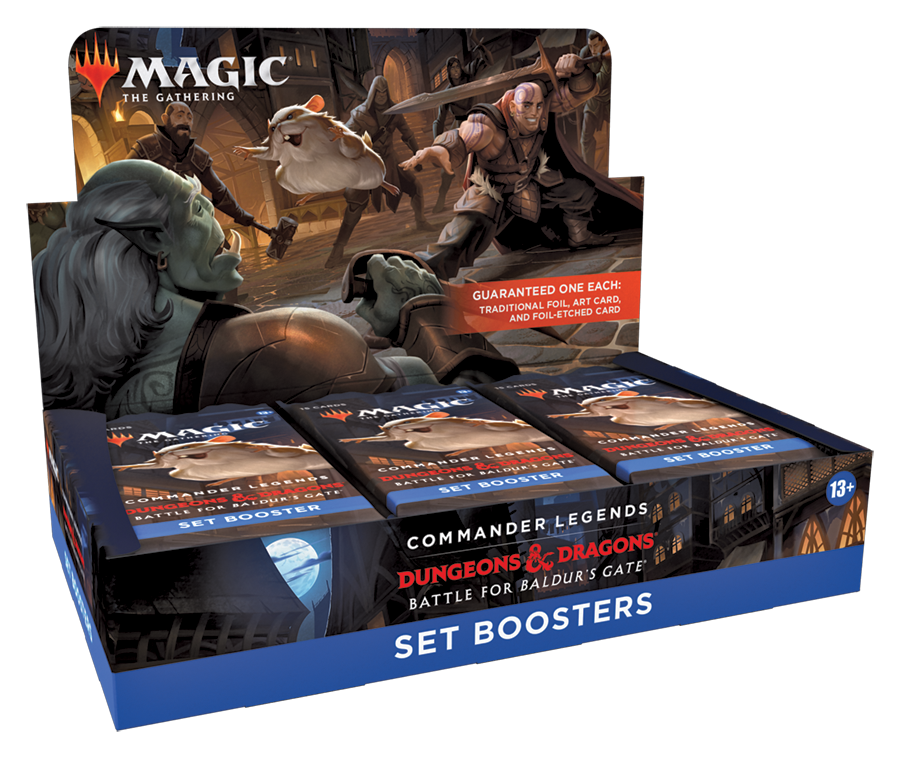 magic the gathering dungeons and dragons booster box MTG Adventures in Forgotten Realms Bundle Gift Edition Each Adventures in the Forgotten Realms Theme Booster contains 35 cards centerd around a specific theme. Dungeons & Dragons: Adventures In