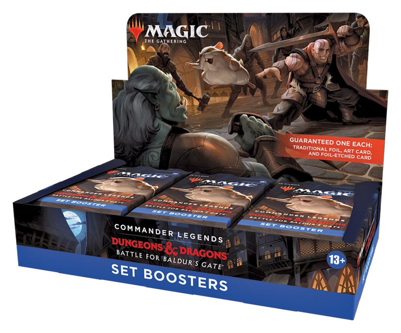 MTG D&D Battle for Baldur's Gate Set Booster Box (18 packs) MTG D&D Battle for Baldur's Gate Set Booster Box (18 packs)