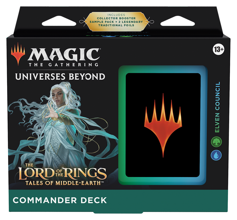 mtg lotr elf commander deck MTG Lord of the Rings: Tales of Middle-Earth Commander Decks