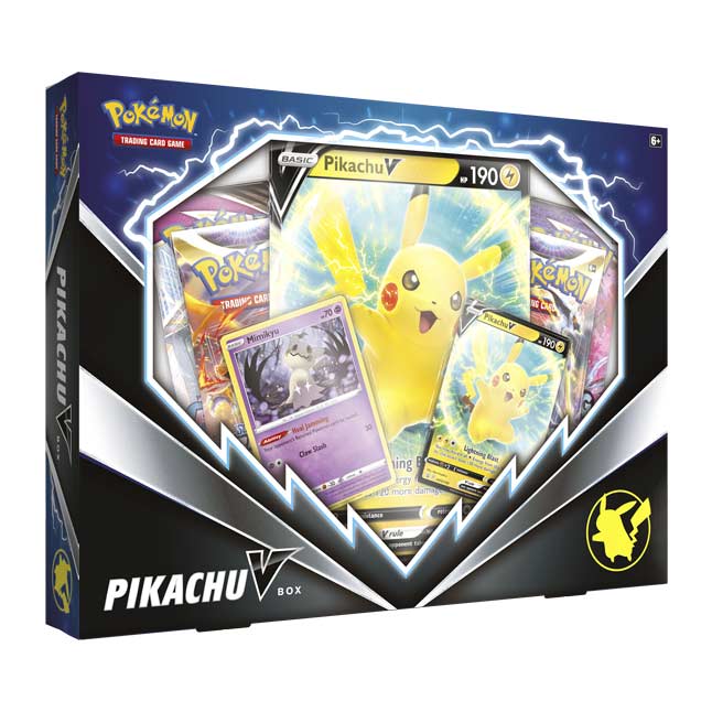 Pokemon TCG Pikachu V Box | and an extra Mimikyu card