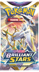 Pokemon TCG Brilliant Stars Sleeved Booster Pack (10 cards)