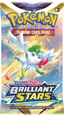 Pokemon TCG Brilliant Stars Sleeved Booster Pack (10 cards)