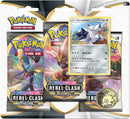 Pokemon TCG SWSH Rebel Clash 3-pack Blister