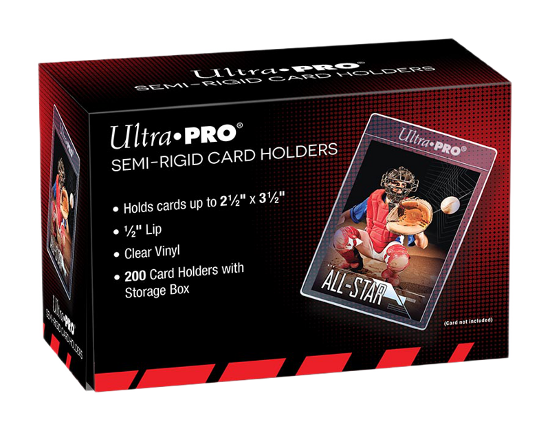Ultra Pro polukruti držači kartica s rubom od pola inča (200 kom.)