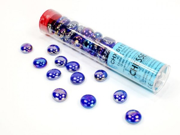 Chessex Gaming Glass Stones in a Tube (40pcs)