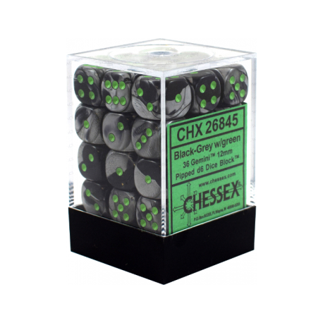 Chessex 12 mm d6 blokovi kockica (36 kockica)