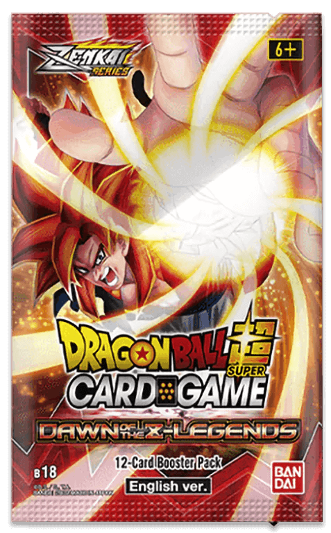 Dragon Ball Super Card Game Dawn of the Z-Legends (B18) Booster Pack (12 cards)