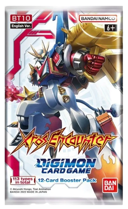 Digimon Card Game Xros Encounter Booster Pack (12 cards)