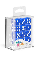 Oakie Doakie Dice D6 16 mm 12pcs Solid Blue