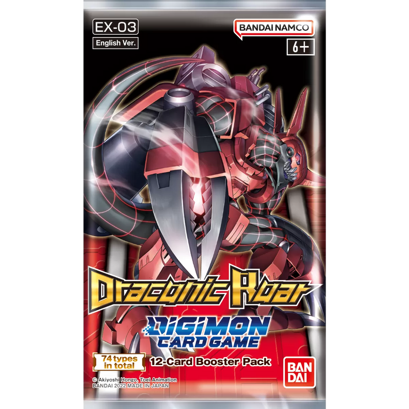 Digimon kartaška igra Draconic Roar Booster Pack EX03