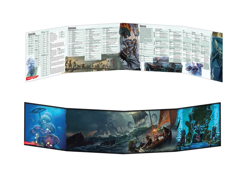 D&D Dungeon Master's Screen Of Ships & The Sea