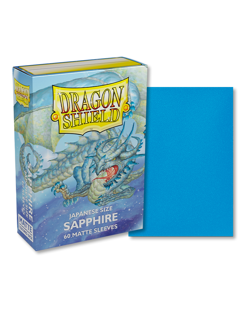 Dragon Shield Matte Japanese Size Sleeves Sapphire (60pcs)