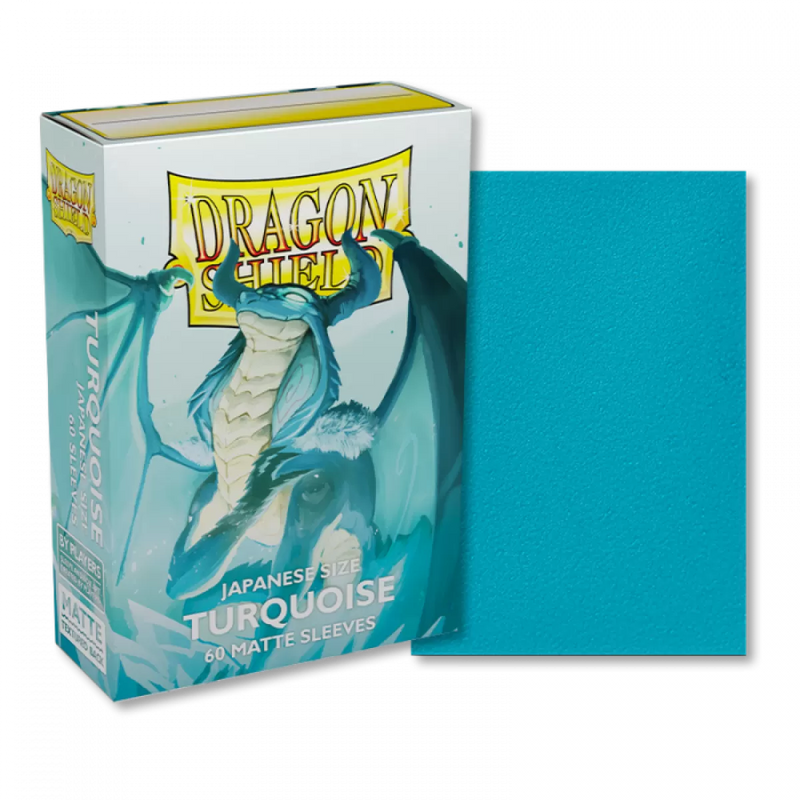 Dragon Shield Matte Japanese Size Sleeves Turquiose (60pcs)