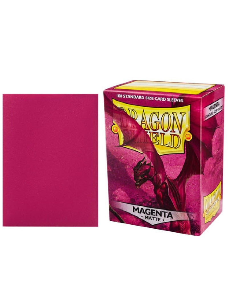 Dragon Shield Matte Standard Size Sleeves Magenta (100pcs)