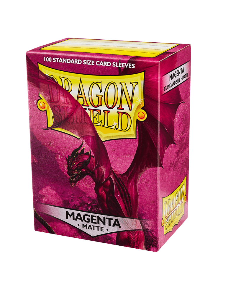 Dragon Shield Matte Standard Size Sleeves Magenta (100pcs)